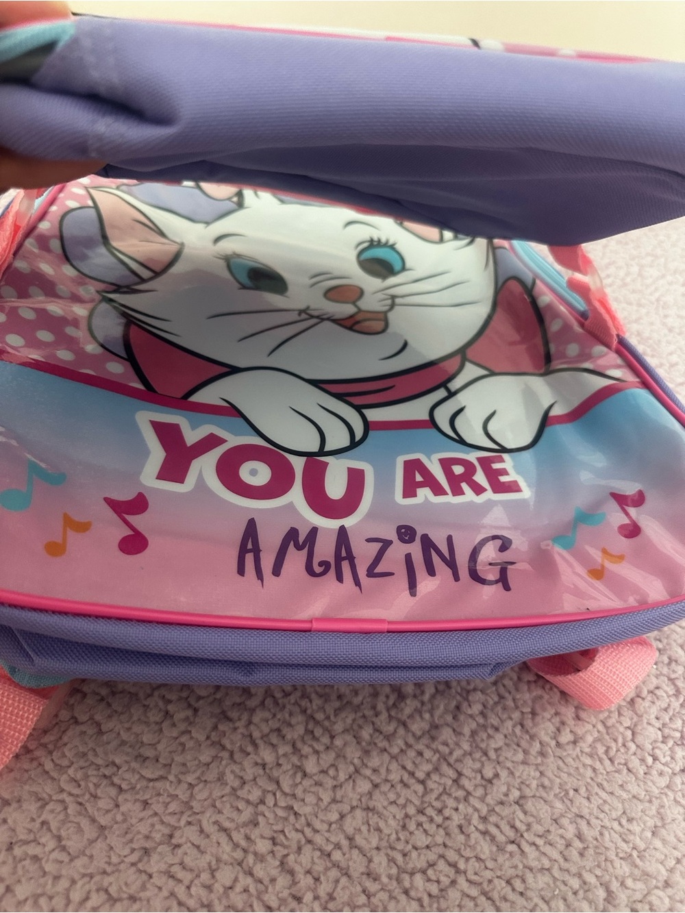 Marie The Aristocats Backpack and lunch bag - Picture 3 of 11